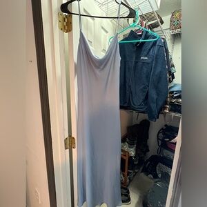 Altar’d state blue satin dress